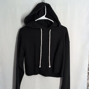 NWOT Wild Fable Charcoal Cropped Hoodie